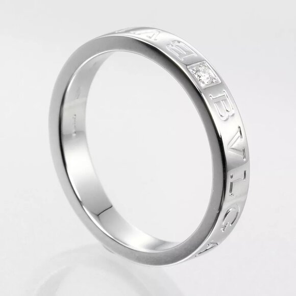 BVLGARI B.zero1 Essential Ring K18 white gold/diamond #10.7(US Size) 7.46g... - Picture 9 of 10